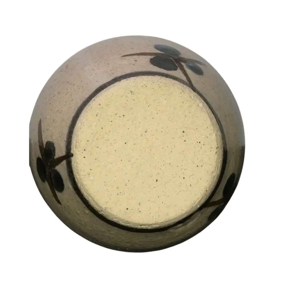MCM Japanese Style Dragonfly Pottery Bud Vase Small Boho Weed Pot Vintage 80s